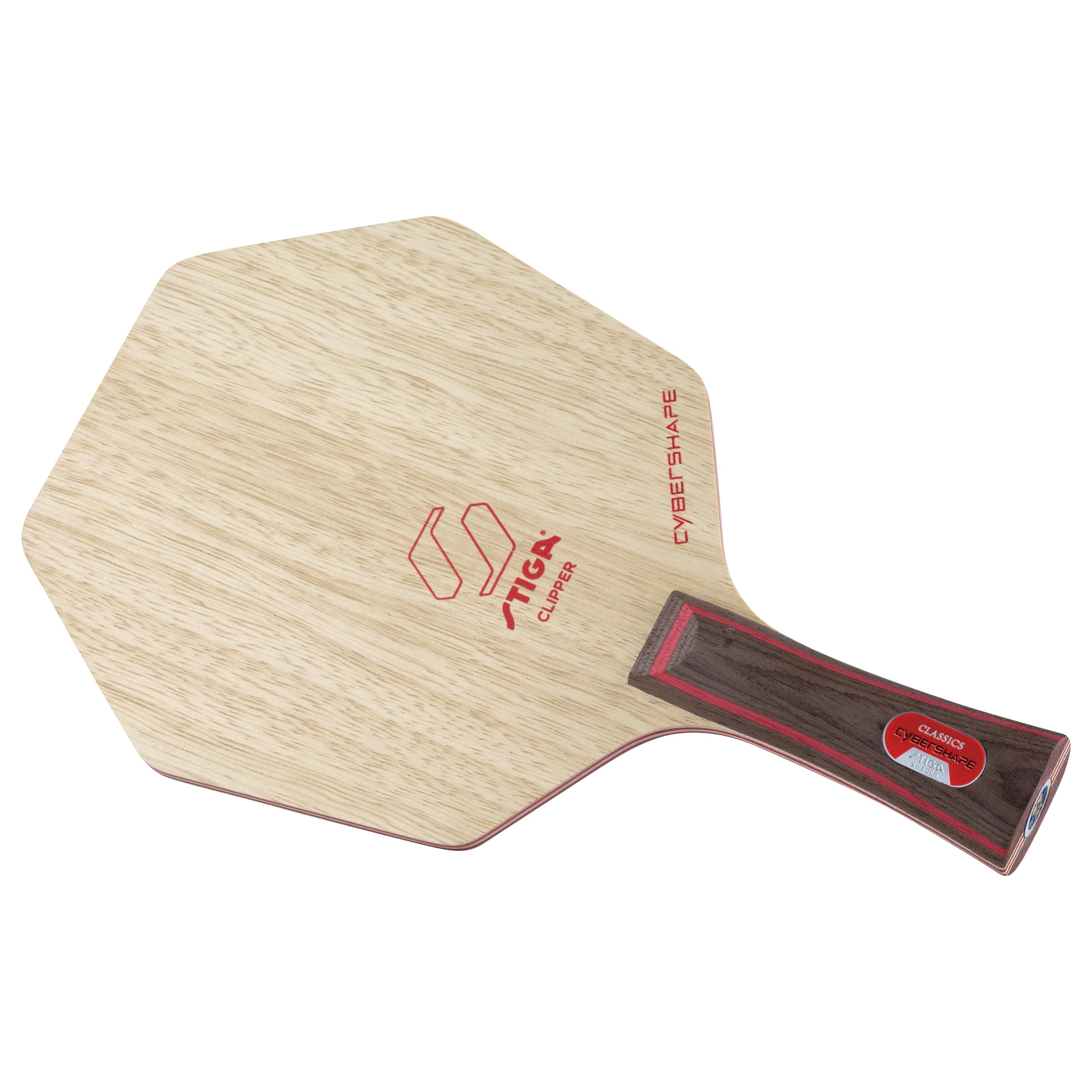 STIGA Cybershape Clipper - Hoja de tenis de mesa, hoja de madera rápida ofensiva para jugadores experimentados