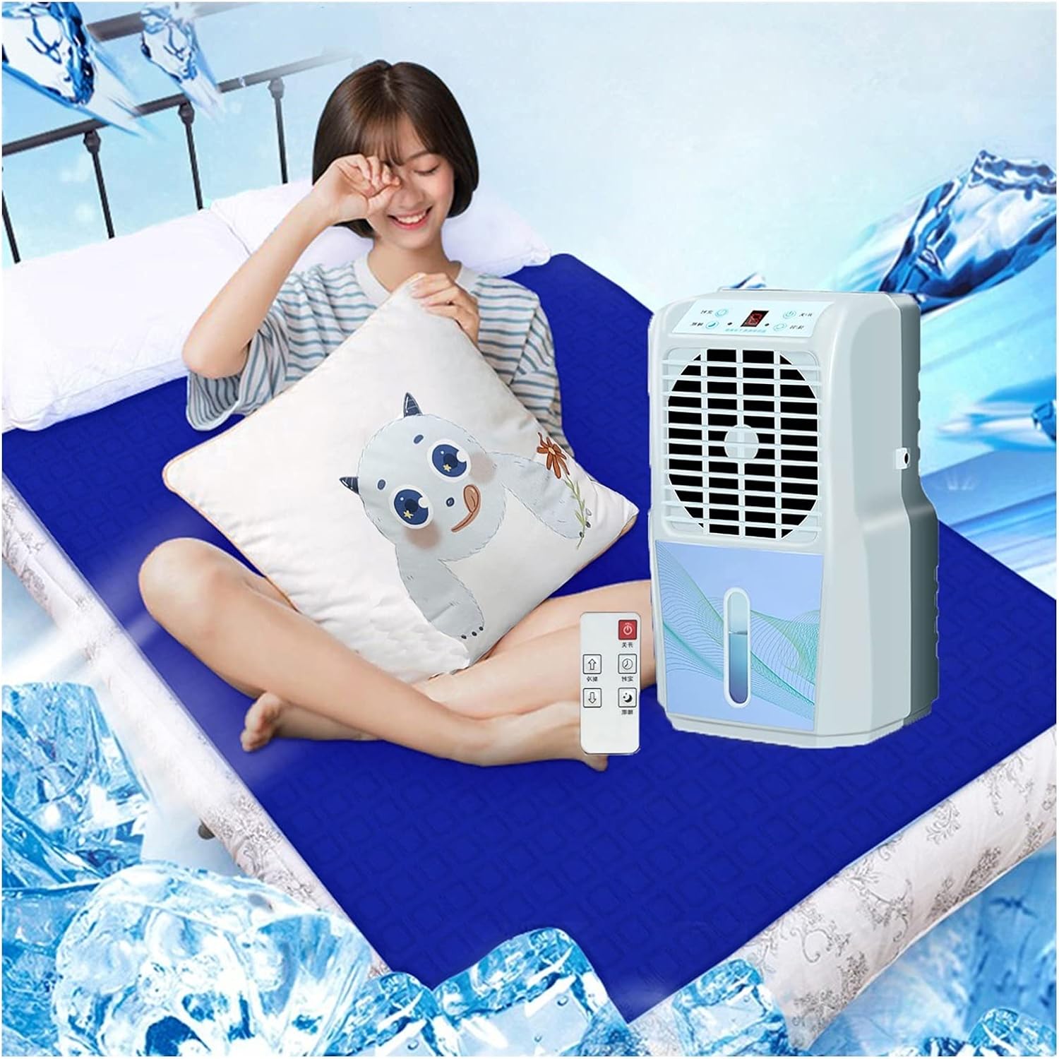 VARAKA Mattress Cooler Bed Cooling Mattress Pad, Air