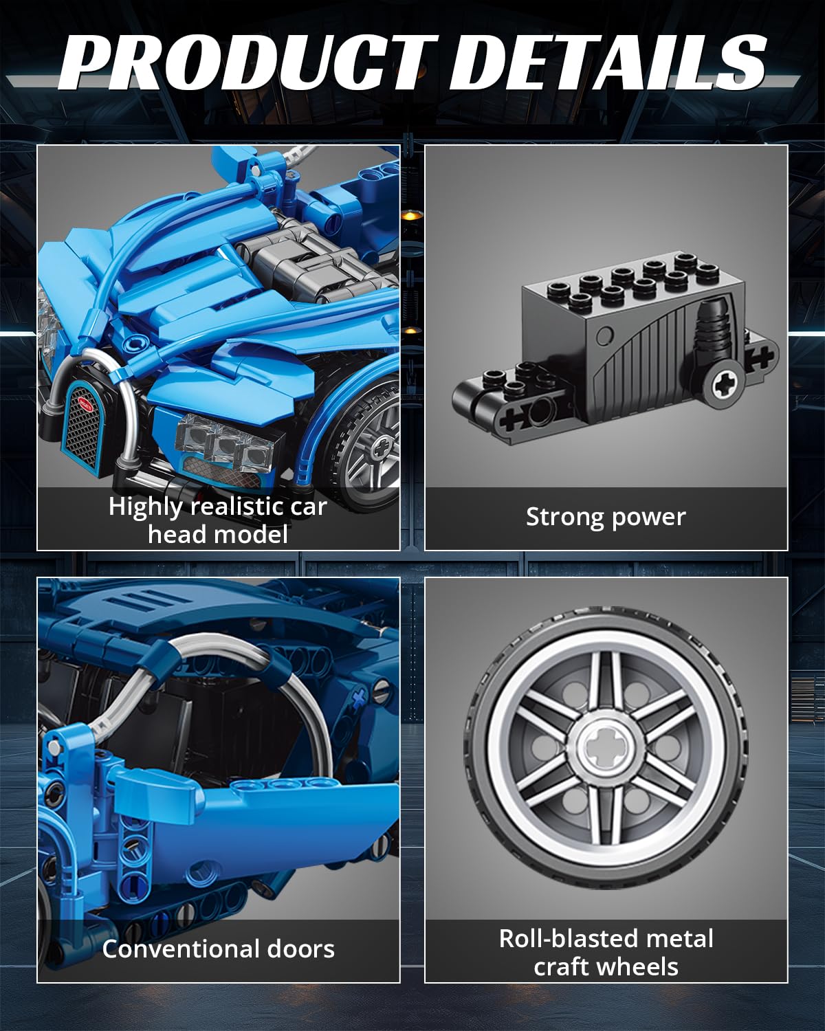 B-BLUE様 リクエスト 3点 まとめ商品 Amazon.com: Nueris 1:18 Technic Super Sports Cars Model Sets - 423