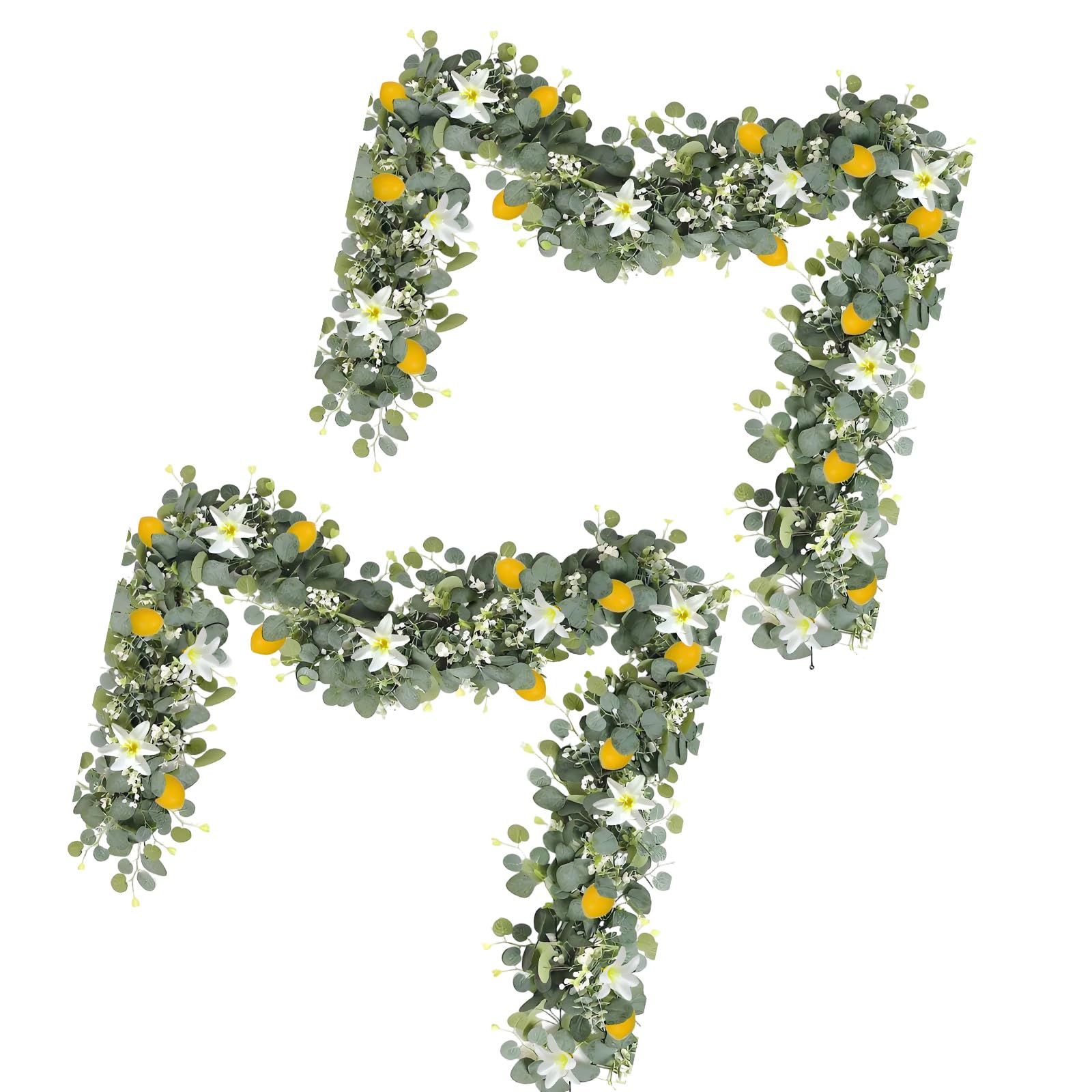 TFAOYS Greenery Hanging Decoration Perfect for Indoor Artificial Green Leaves Vine Accessories for Window Door Frame Fraudulent Twiner Climbers