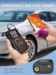 Gonfleur de pneus Portable Air Compresseur, pompe à vélo avec jauge et USB Charger la sortie, 150PSI Gonfleur de pneus portable pour motos Motos Balles de scooter