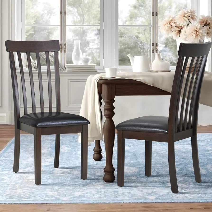 ①/2 PFS - DH DINING CHAIR with ARM DH202 Amazon.com - Wooden Dining Chair Set of 2, Modern Armless