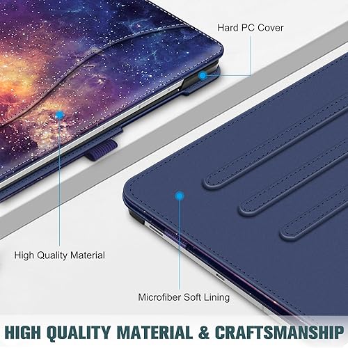 Miniatura 13 de Fintie Funda para Samsung Galaxy Tab S10 Lite/S10 FE/ S9 FE 5G 10.9 pulgadas/Tab S9 de 11 pulgadas con soporte para S Pen, cubierta protectora