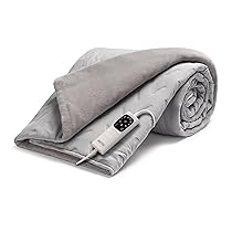 Imetec CaldoPlaid Adapto Camping, Coperta Elettrica ottima per camper, roulotte, tenda, 160×120 cm, Basso Consumo, Tecnologia Adapto, Sicura, Rapido Riscaldamento, 6 Temperature, Lavabile