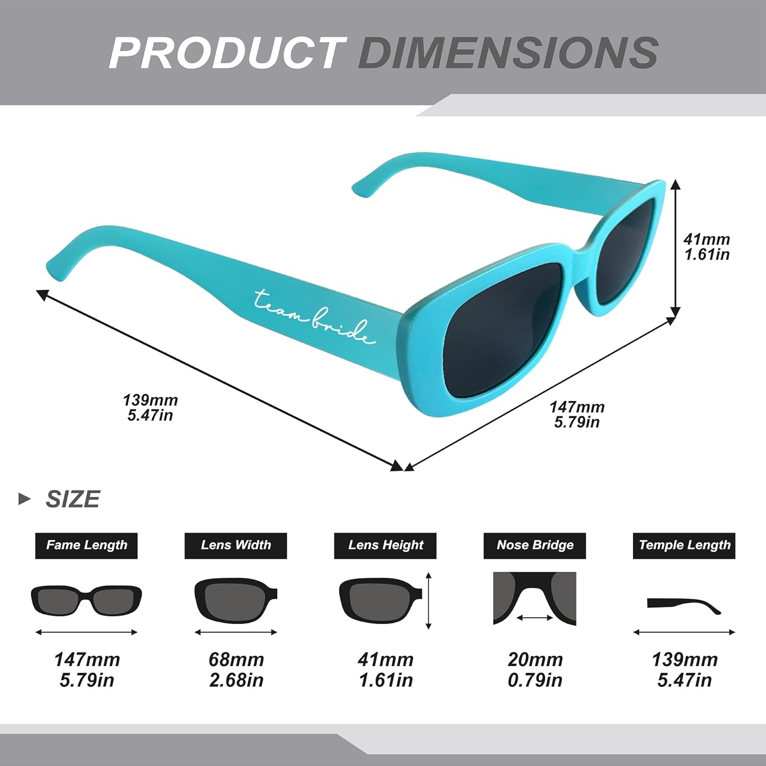 10 Pairs Bachelorette Sunglasses Bridesmaid Sunglasses for Bachelorette Party Decorations Favors