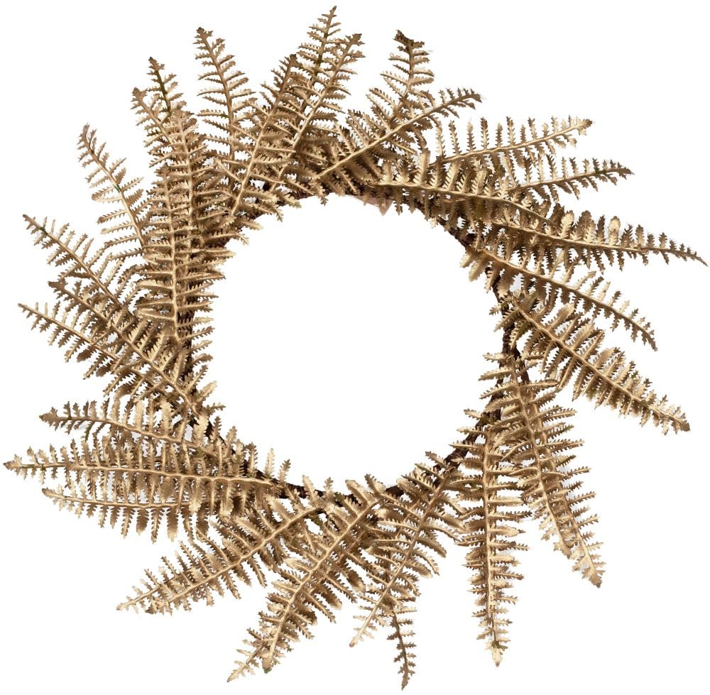 Ginger Ray Gold Fern Wreath Christmas Table Place Mats Tabletop Decorations 4 Pack