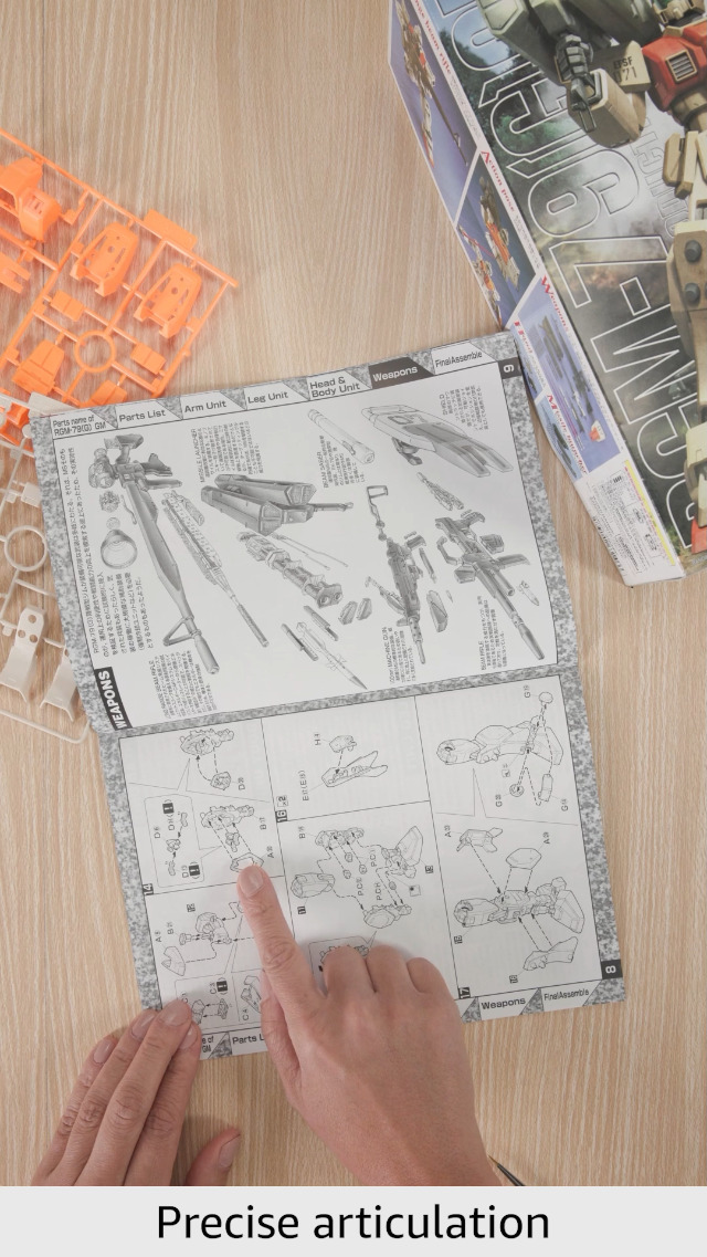 RGM-79[G] GM Ground Type Gundam 08th MS Team, Bandai MG 1/100 miniatura 3