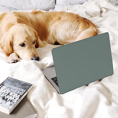 Miniatura 61 de Seorsok Funda compatible con MacBook Air de 15 pulgadas 2023 2024 Release M3 A3114 M2 A2941 con pantalla de retina líquida Touch ID, funda rígida