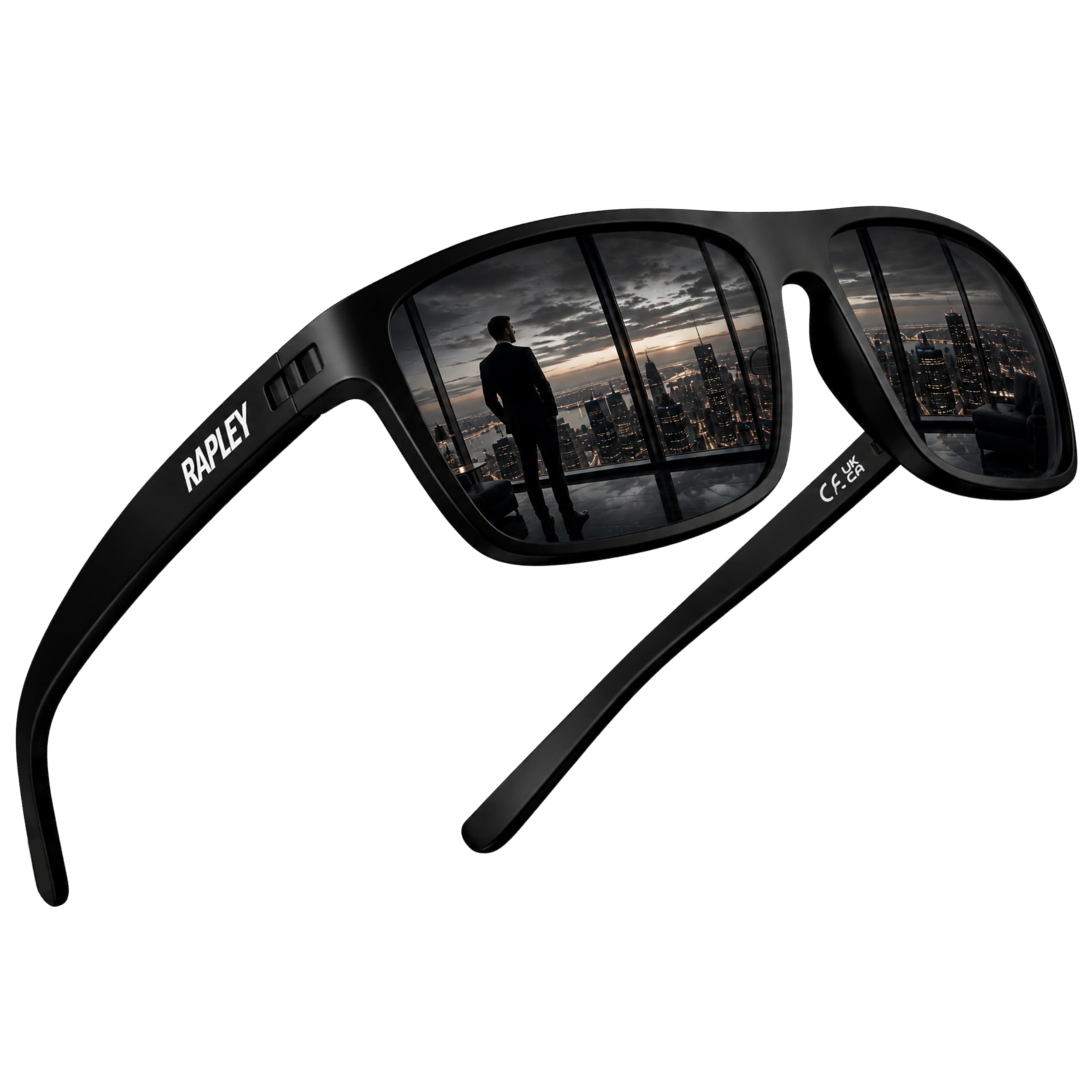 Occhiali da sole polarizzati da uomo con protezione UV400 – Occhiali polarizzanti infrangibili da pesca con lenti TAC a 11 strati antigraffio – Occhiali Polari per sport all'aria aperta e