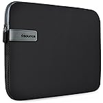 Sounce Protective Laptop Bag Sleeve fits Upto 15.6″ Wrinkle Free, Padded, Water Resistant Light Neoprene case Cover Pouch, Compatible for All Notebooks Such as Mac Book Pro (15.6 inch)