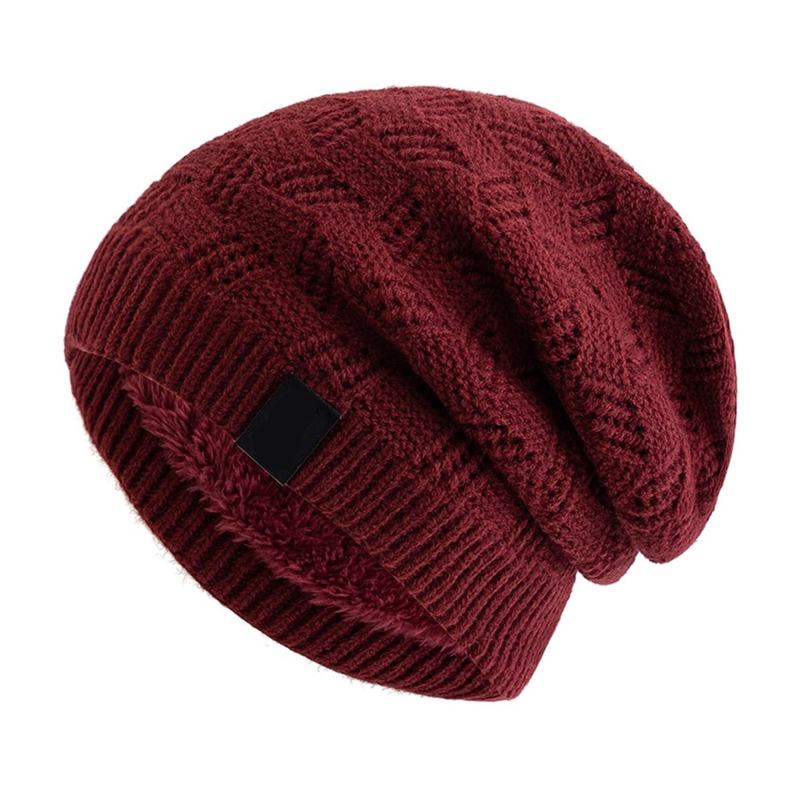 Generico Cappelli invernali unisex alla moda, morbidi e caldi, lavorati a maglia, for uomo donna