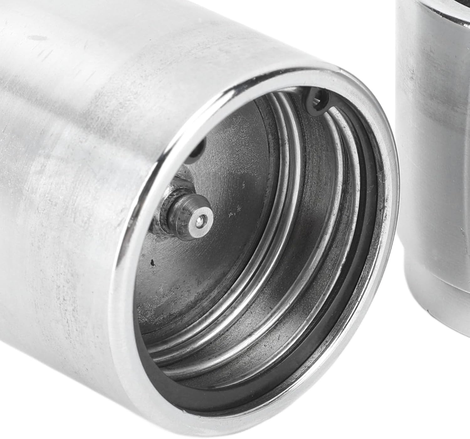 2Pcs Bearing Protectors: with Dust Covers, Stainless Steel Universal Trailer Wheel Bearing Kit for Boats Snowmobiles Rvs Atvs, Fits 1.98in Hubs