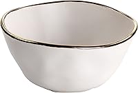 Vista 17 de Elama Moderno juego de vajilla de cerámica de 16 piezas en negro mate con borde dorado (ELM-MATTE)