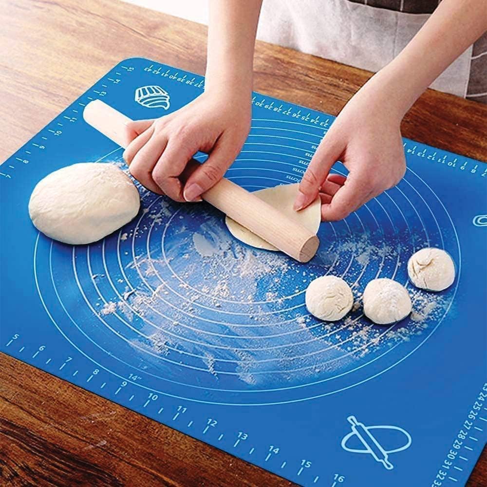 BODARA | Silicone Baking Mat Roti mat Silicone Chapati Atta Kneading Mat Non - Stick Fondant Rolling Mat Stretchable for Kitchen Roti Chapati Cake – Multicolor (Baking Mat 50 * 40 cm) (B0DBHX5L5Y) Amazon Price History, Amazon Price Tracker