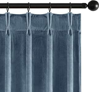 MIULEE Velvet Pinch Pleated Blackout Stone