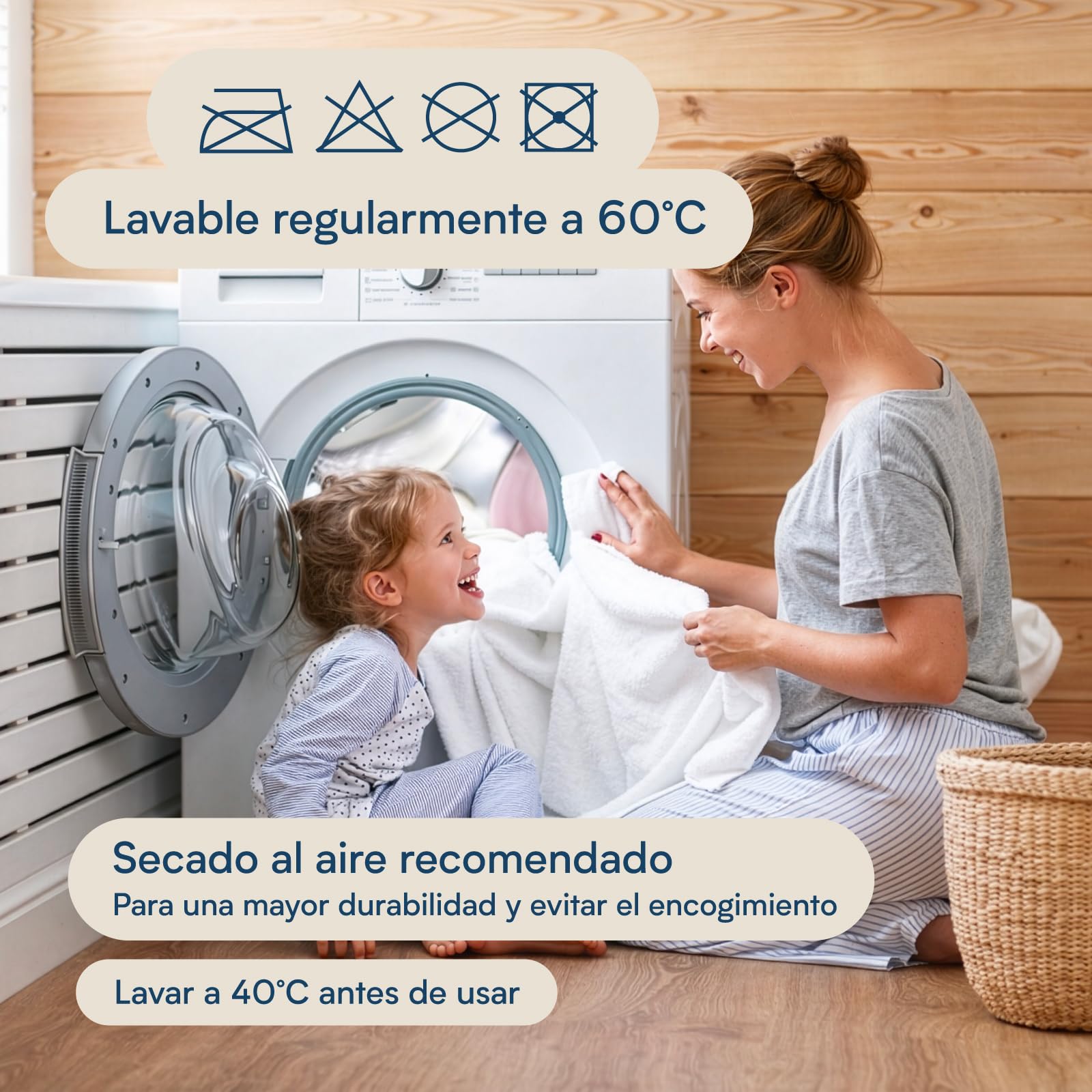 SLEEPZEN Protector de Colchón 150 x 200 cm Impermeable, Certificado Oeko-Tex®, Transpirable, Silencioso, Hipoalergénico, Algodón, Funda Colchòn 150 x 200, Forma de Sábana Bajera