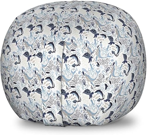 Miniatura 147 de Ambesonne Silla de almacenamiento de juguetes de galaxia, arte espacial de la galaxia, planetas del sistema solar, planetas, mercurio, urano,