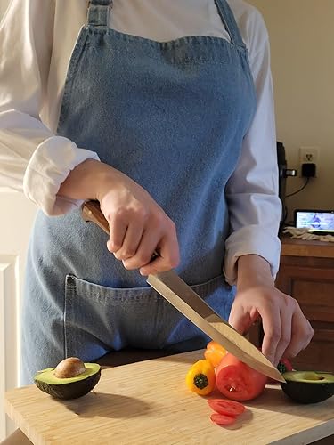 Miniatura 4 de NILE Kitchen Knife, Handmade Forged knife, Ultra Sharp Blade Blades with Well Balanced and Ergonomic Wenge Tree Handle for Chef Knife