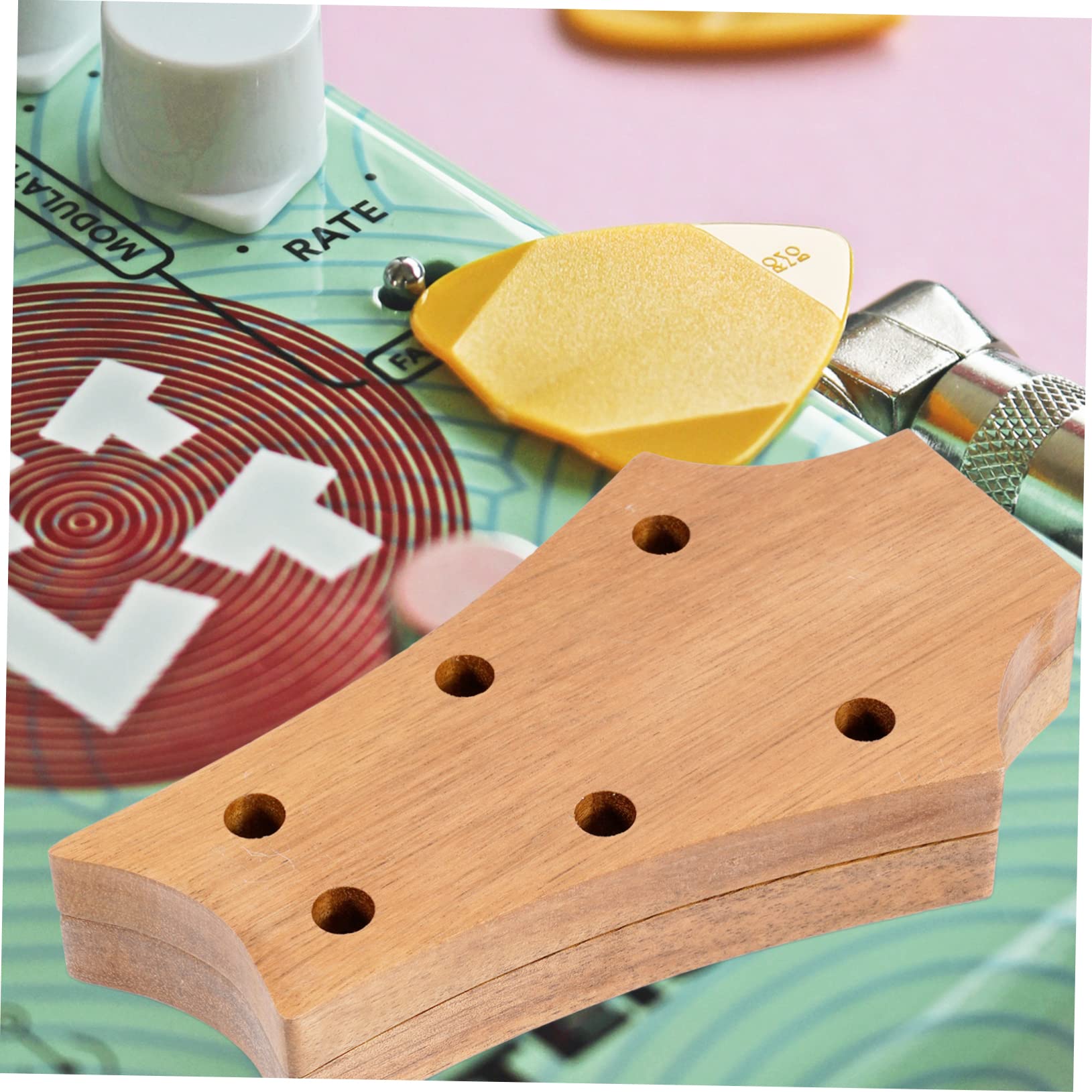 HEMOTON 2pièces Pochette à Médiators pour Guitare Boîte De Rangement Et pour Accessoires De Musique pour Concerts Et