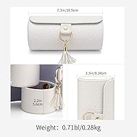 Vista 25 de Vlando Viaggio - Joyero pequeño, caja de almacenamiento para accesorios de viaje A. Gris