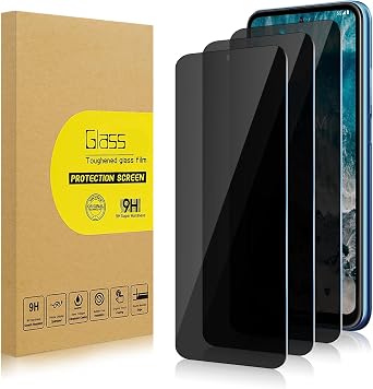 3 Pack Privacy Screen Protector for Nokia X100[Anti-Spy Tempered Glass], Ultra HD, Anti-Scratch, Bubble-Free, Easy Install 9H Protective Glass for Nokia X100