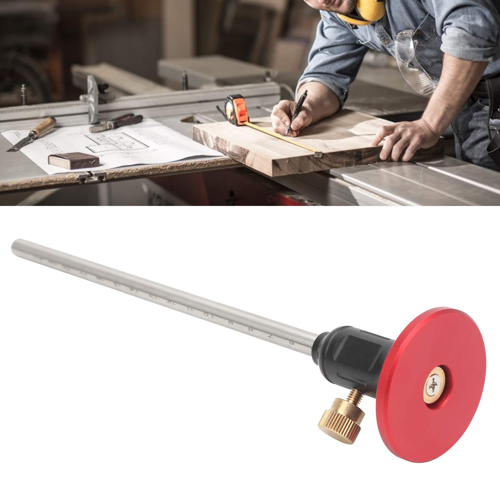 Herramienta De Trazado Para Madera Y Metal - Con Rueda De Marcado Y Portaminas - Para Carpintería Y Bricolaje
