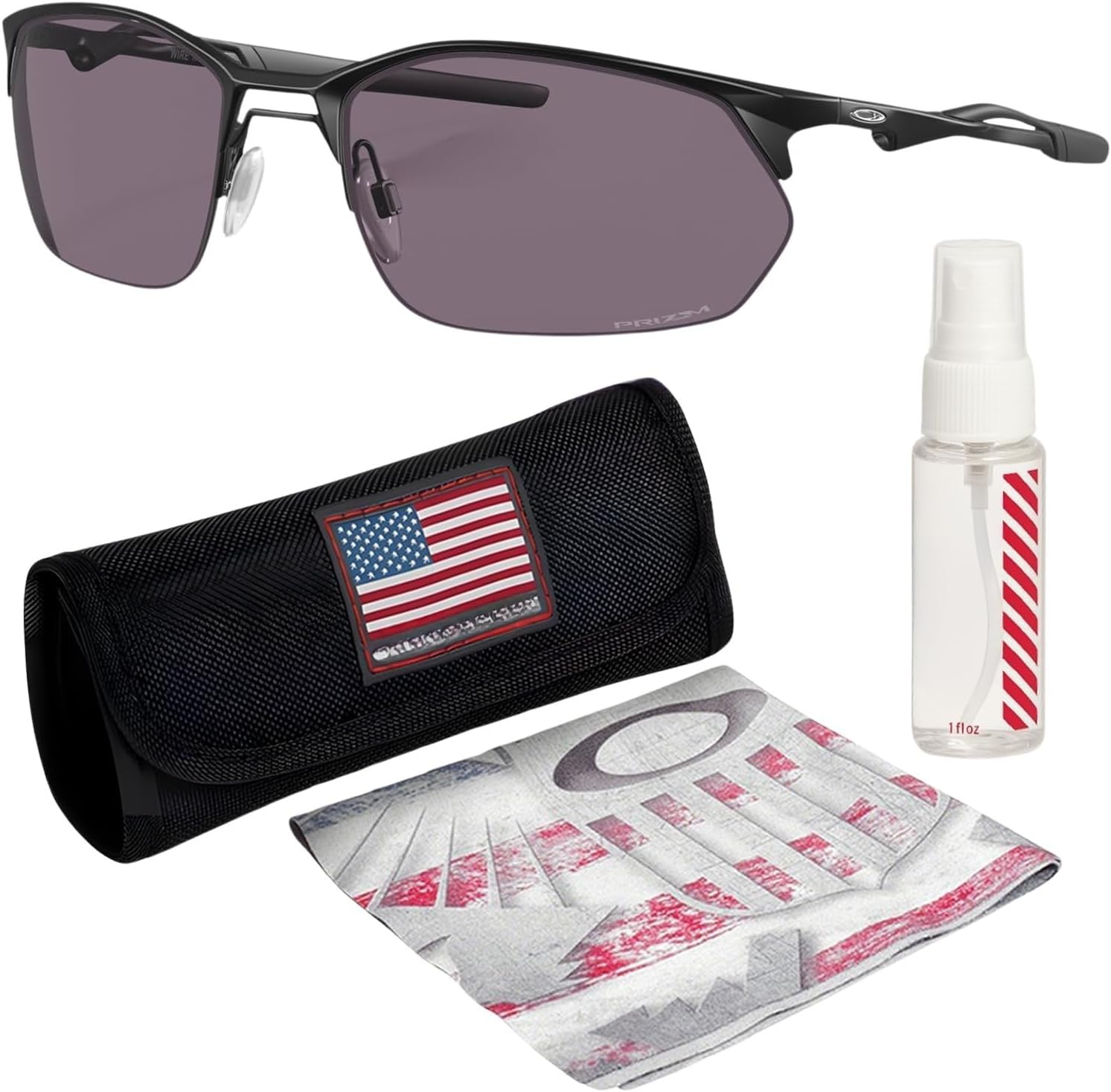 Oakley WIRE TAP 2.0 OO4145 Rectangle Shape Sunglasses With Official Eyewear Kit