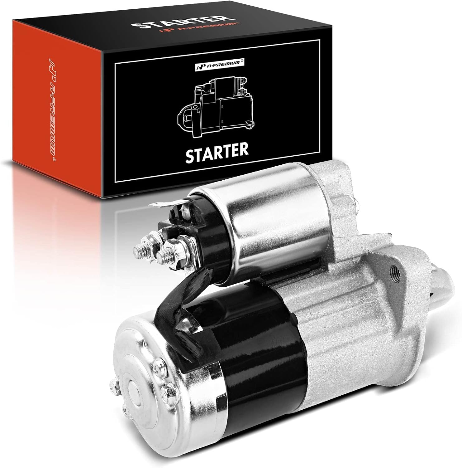 A-Premium Starter Motor Compatible with Mazda Protege 1999-2003 Protege5 2002-2003, 1.6L 1.8L 2.0L, 12V 1.0KW 10 Teeth Clockwise, Replace# 0986018711, M000T80381