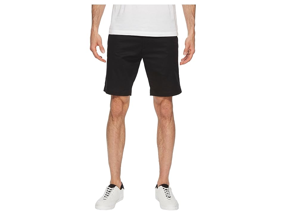 

Calvin Klein Flat Front Stretch Walking Shorts (Black) Men's Shorts