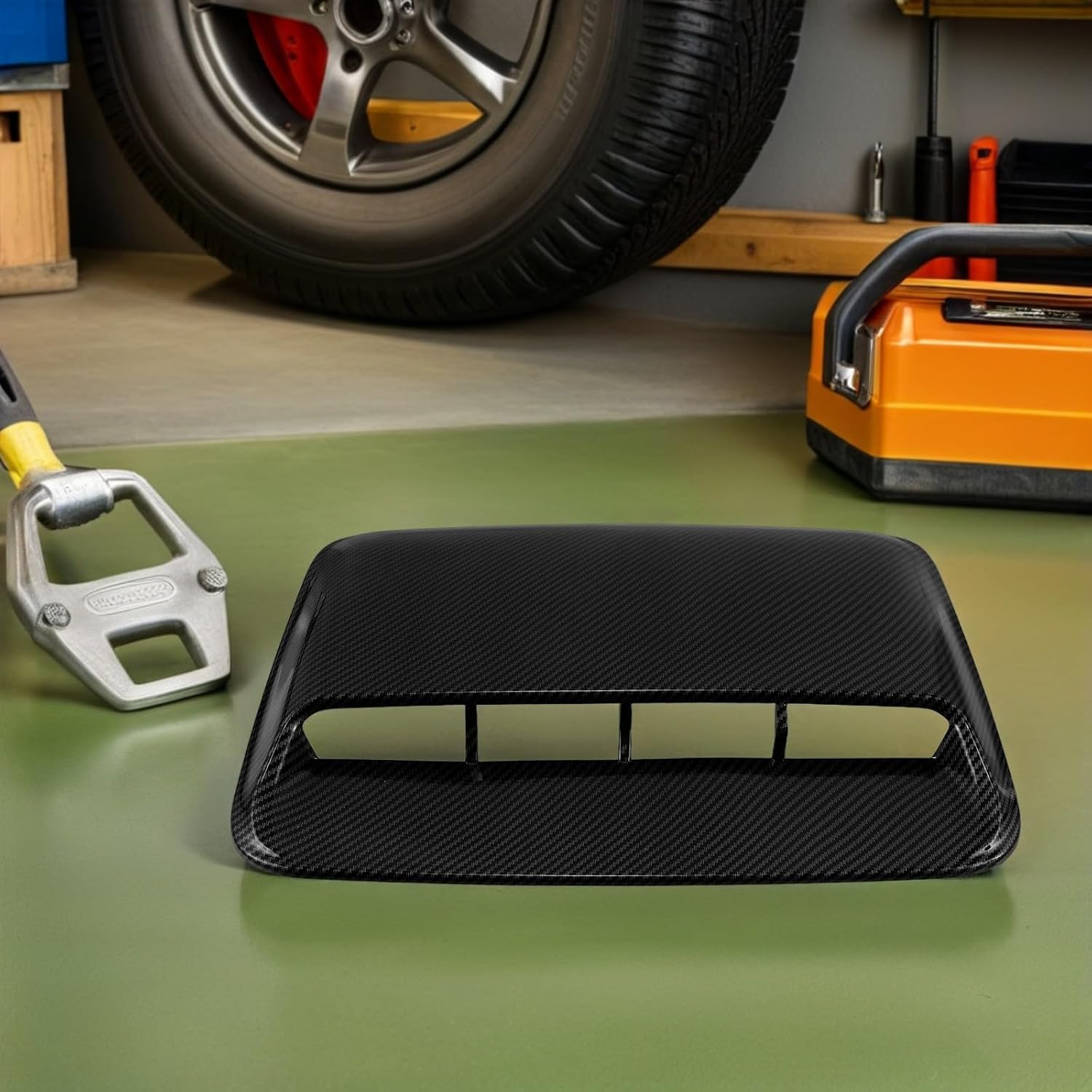 Car Hood for Exterior Styling Leaf Shaped Vent Cover Trim