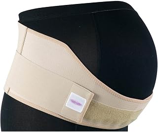 GABRIALLA Elastic Maternity Belt, Best Medium Strength Pregnancy Support Belly Band for Running & Exercising Moms, Abdomin... Price In India