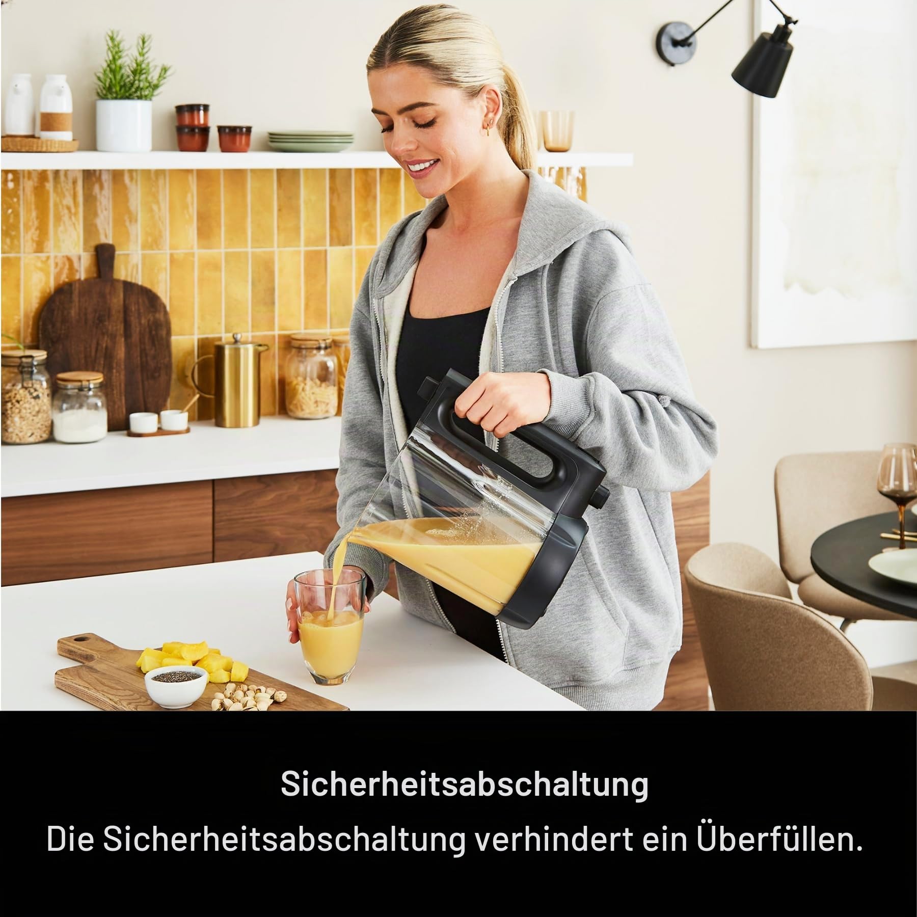 Morphy Richards 1,6 l Clarity Suppenbereiter, 9 Funktionen, Suppen- und Smoothie-Maker, Weiß und Schwarz