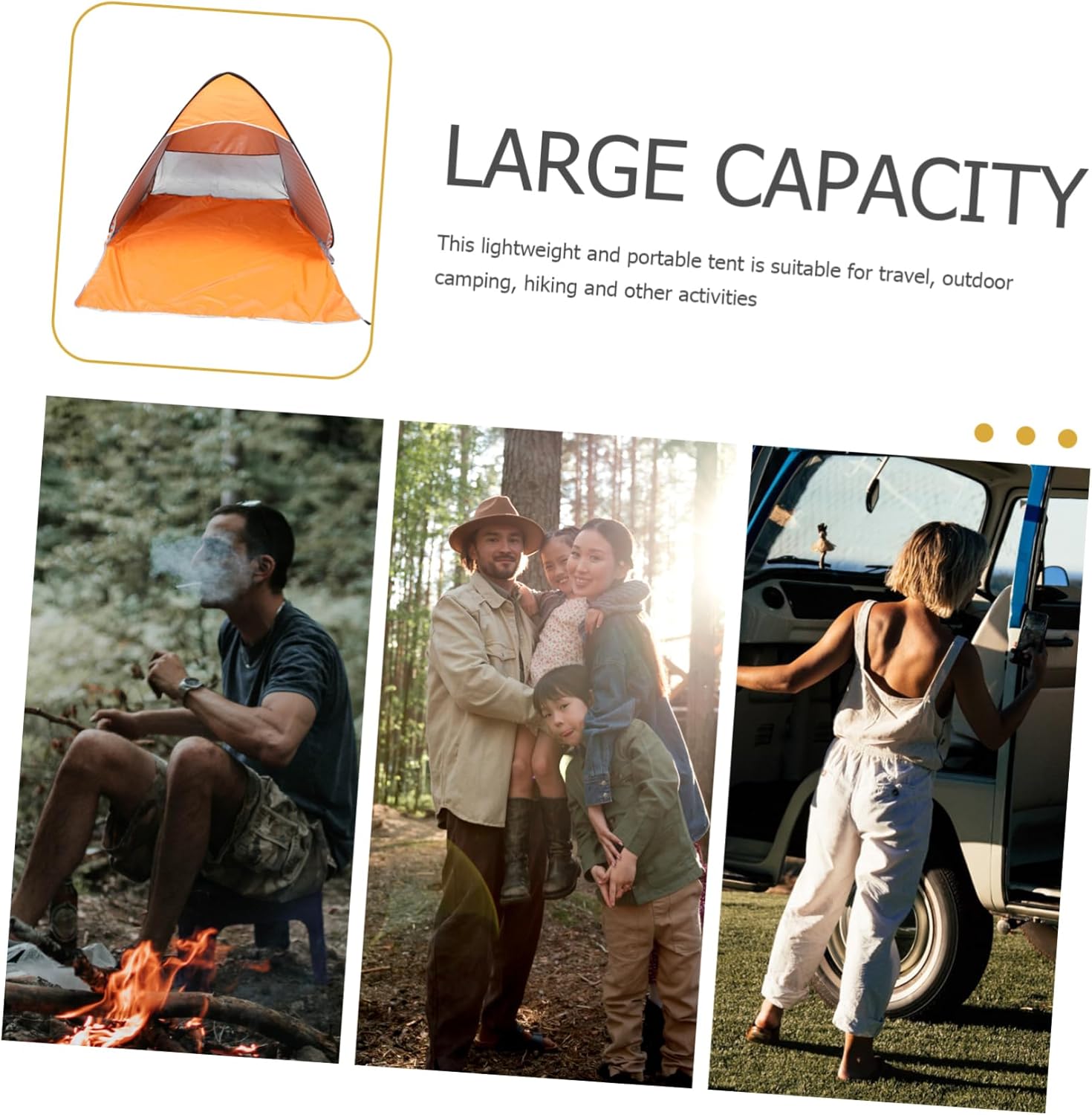 1set Outdoor Automatic Beach Camping Tent Storage Bag Lightweight for Fishing Hiking and Picnics Easy Setup Portable Canopy for Outdoor Activities