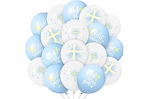 Globos para Primera Comunión para Niños con Cruz y Paloma