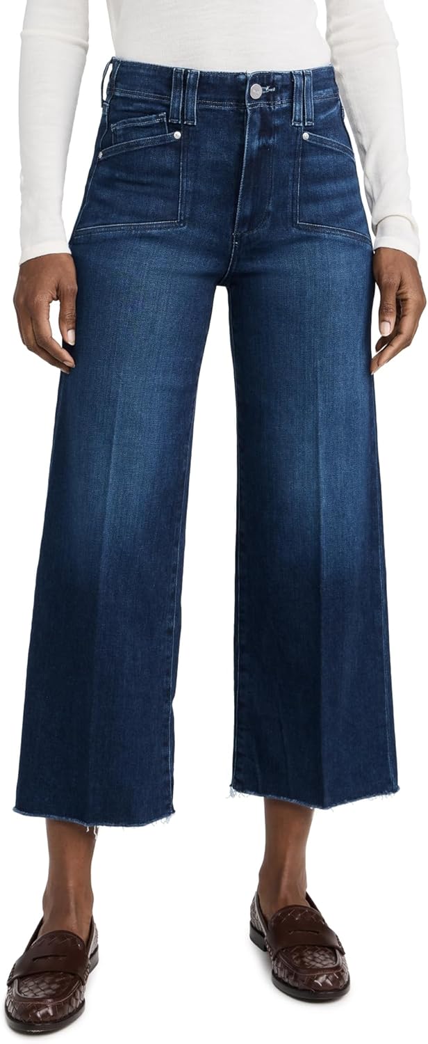 PAIGE Women's Anessa Jeans with Set in Pockets