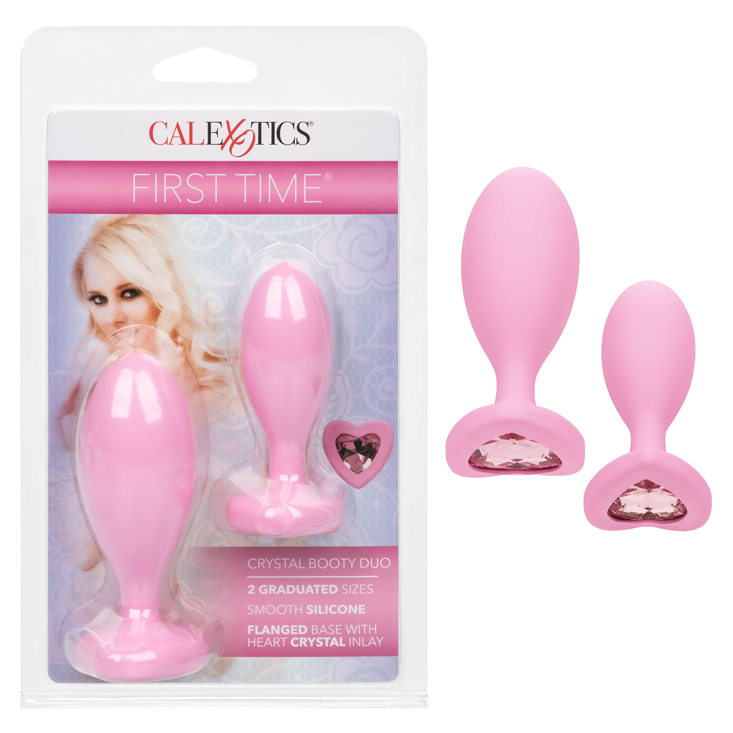 First Time Crystal Booty Duo Butt Plugs