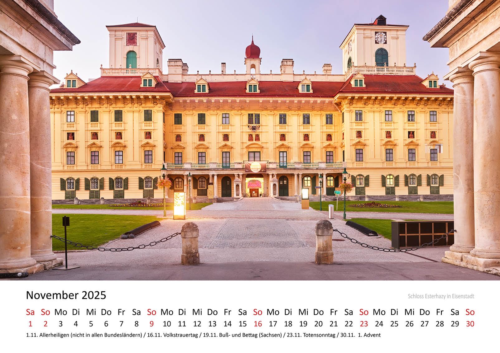Edition Seidel Calendario Premium Austria 2024, Formato DIN A3