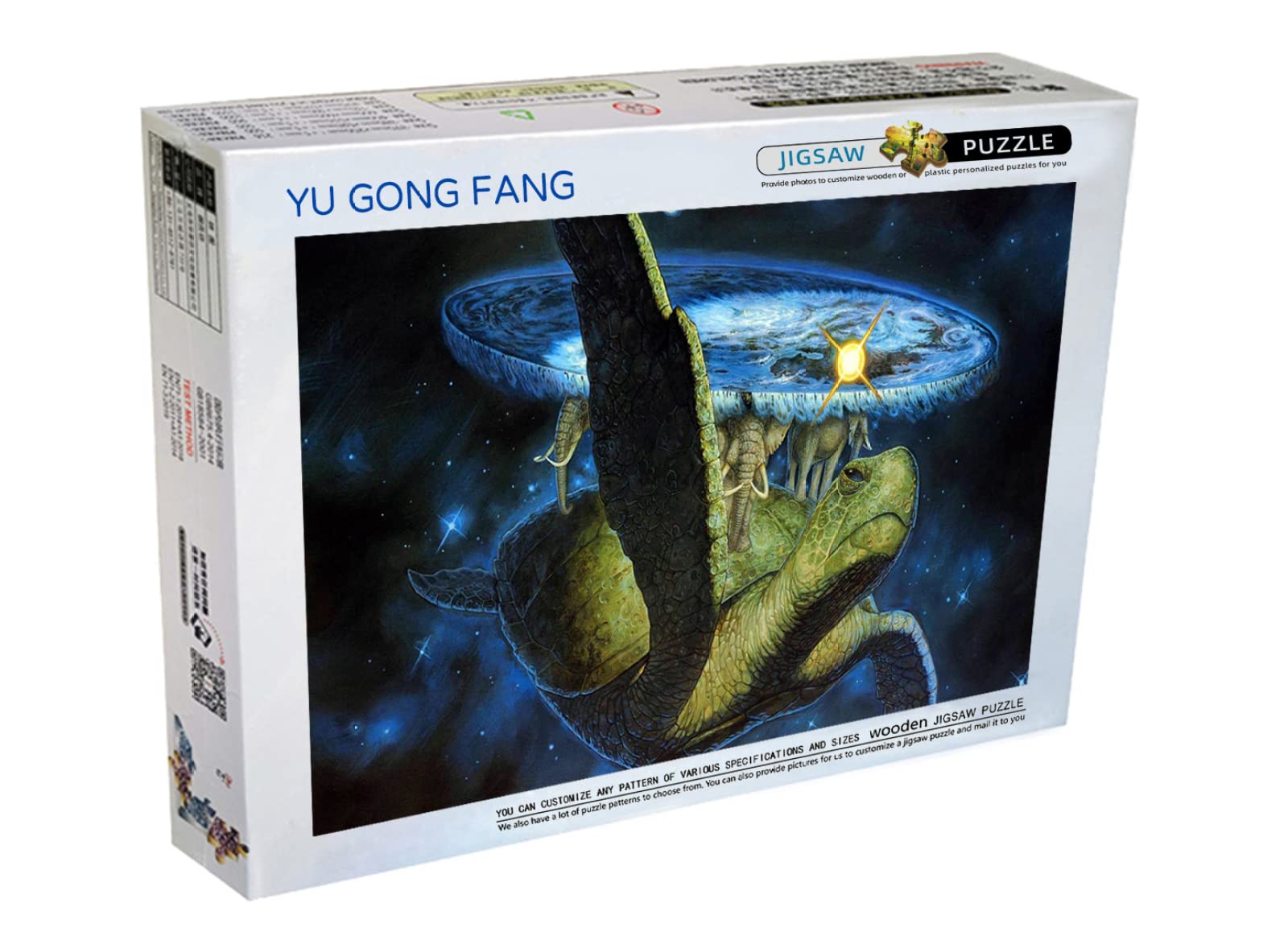 Giocattolo puzzle da 8000 pezzi Turtle Elephant World Challenge Giocattolo impossibile