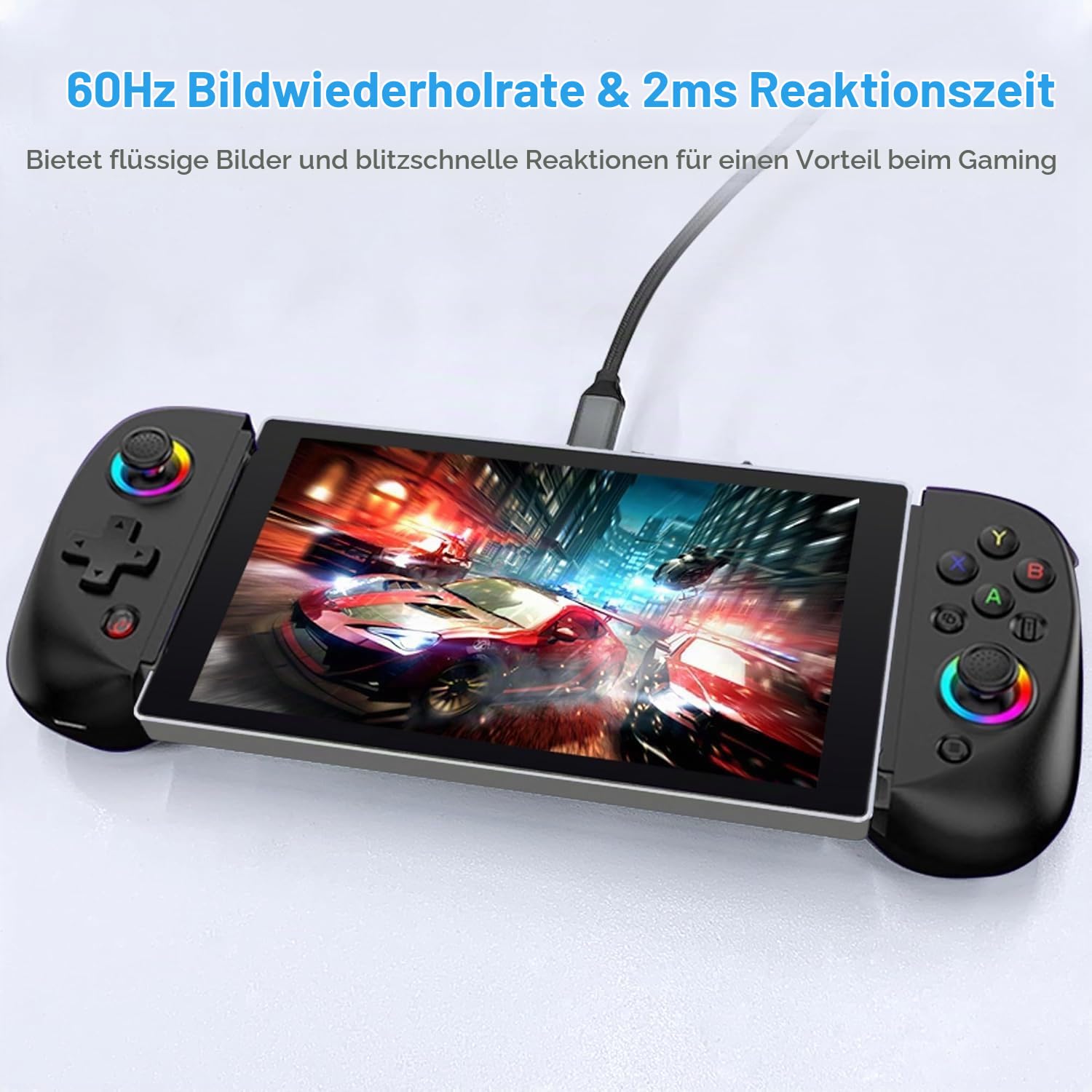 wisecoco 7 Zoll tragbarer Monitor Touchscreen, Mini Monitor IPS 1080P 1920 * 1080 60Hz, LCD-Display zweiter Bildschirm Kleiner USB C HDMI, ultradünnes Leichtgewicht für Gaming PS5 Xbox Laptop PC