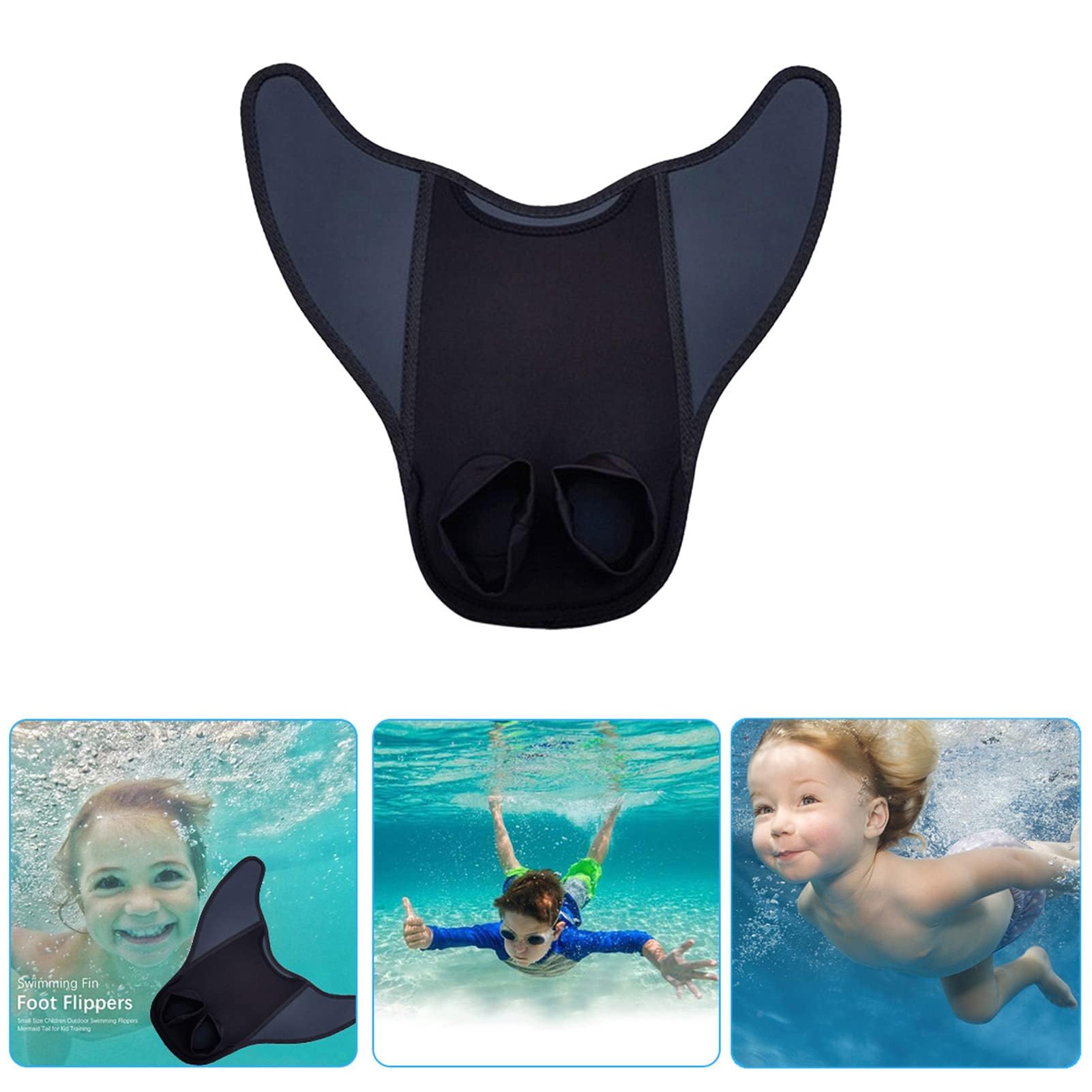 Pinne da Nuoto per Bambini Pinne monolitiche a Coda di Sirena Monopinna Monopezzo Pinne da Immersione Pinne da Allenamento per Nuoto Sport Acquatici Attrezzatura