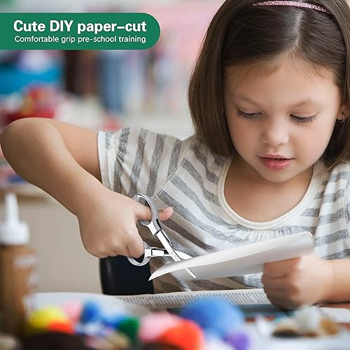 Miniatura 2 de Tijeras plegables, 2 tijeras de llavero, tijeras de viaje portátiles de seguridad, cortador telescópico de acero inoxidable utilizado para el hogar,