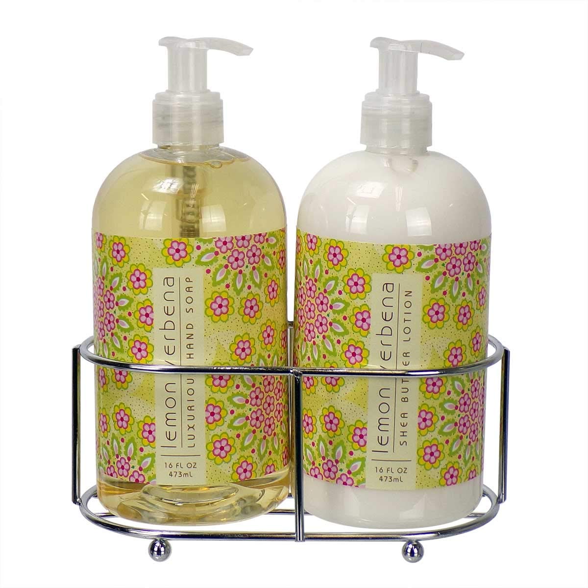 Greenwhich Bay Trading Co. Shea Hand And Body Due Sink Set (Lemon Verbena)