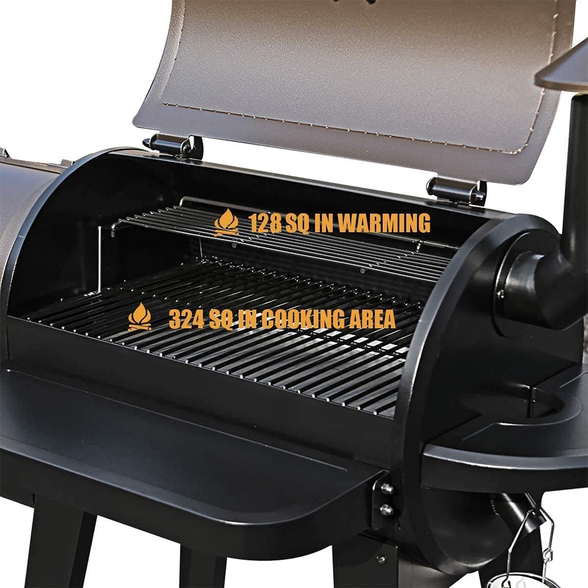 Z GRILLS Wood Pellet Grill and Smoker Ourdoor with Bluetooth Wireless Meat Thermometer and Update Pid Controller 8-in-1 BBQ Grill Outdoor Smoker(ZPG-450A) : Patio, Lawn & Garden