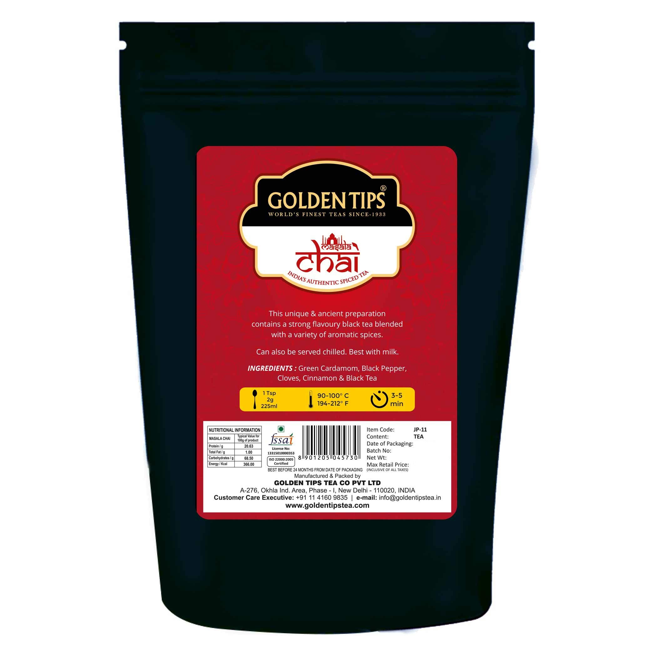 Golden Tips Masala Chai-Indias Spiced Tea, Jar Pack (3.53 Oz/100 g) (B074CFMXFL) Amazon Price History, Amazon Price Tracker