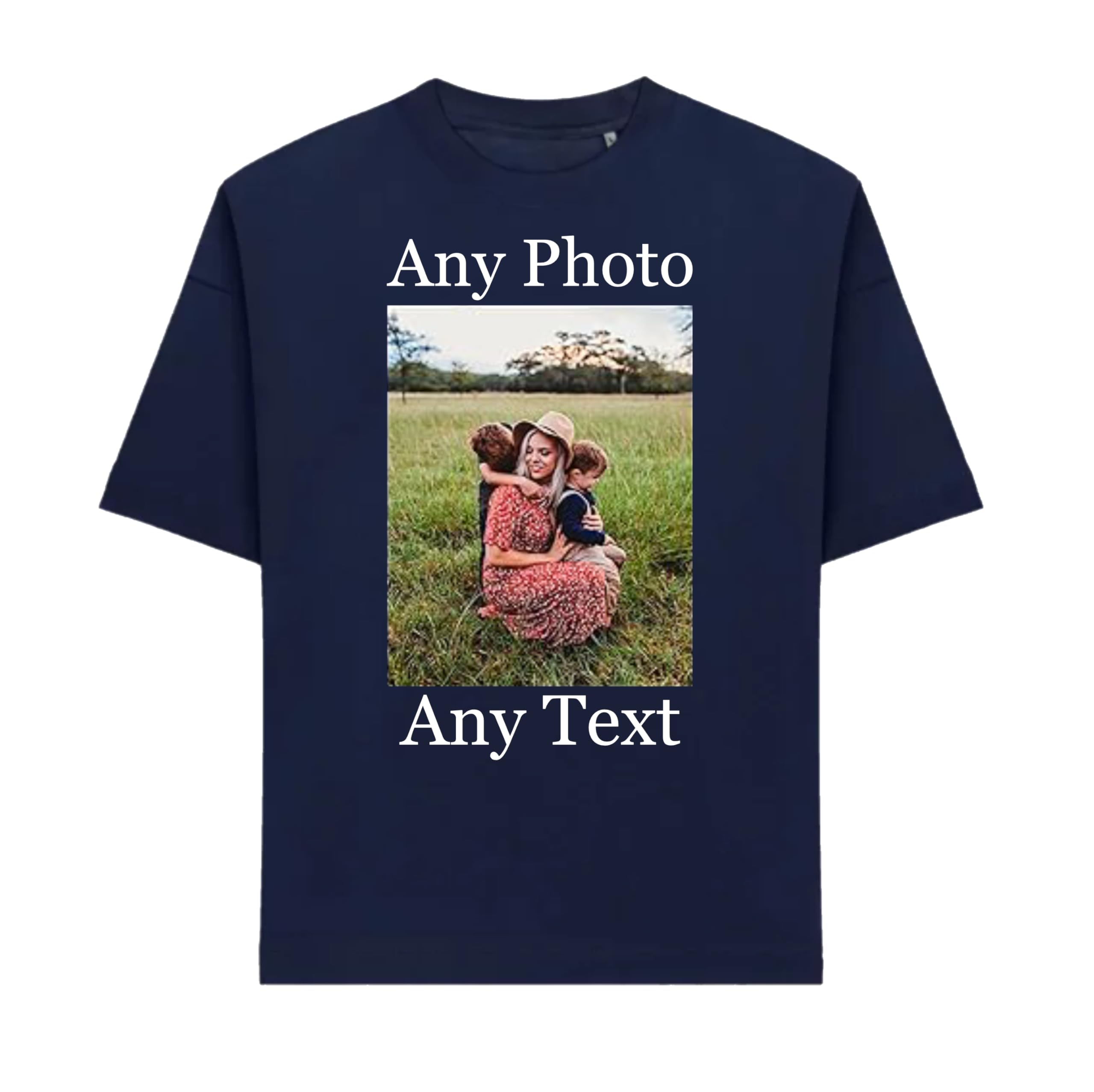PB TECH Personalised Unisex Stag T-Shirt - Customised Image/Picture/Photo/Text — view 10