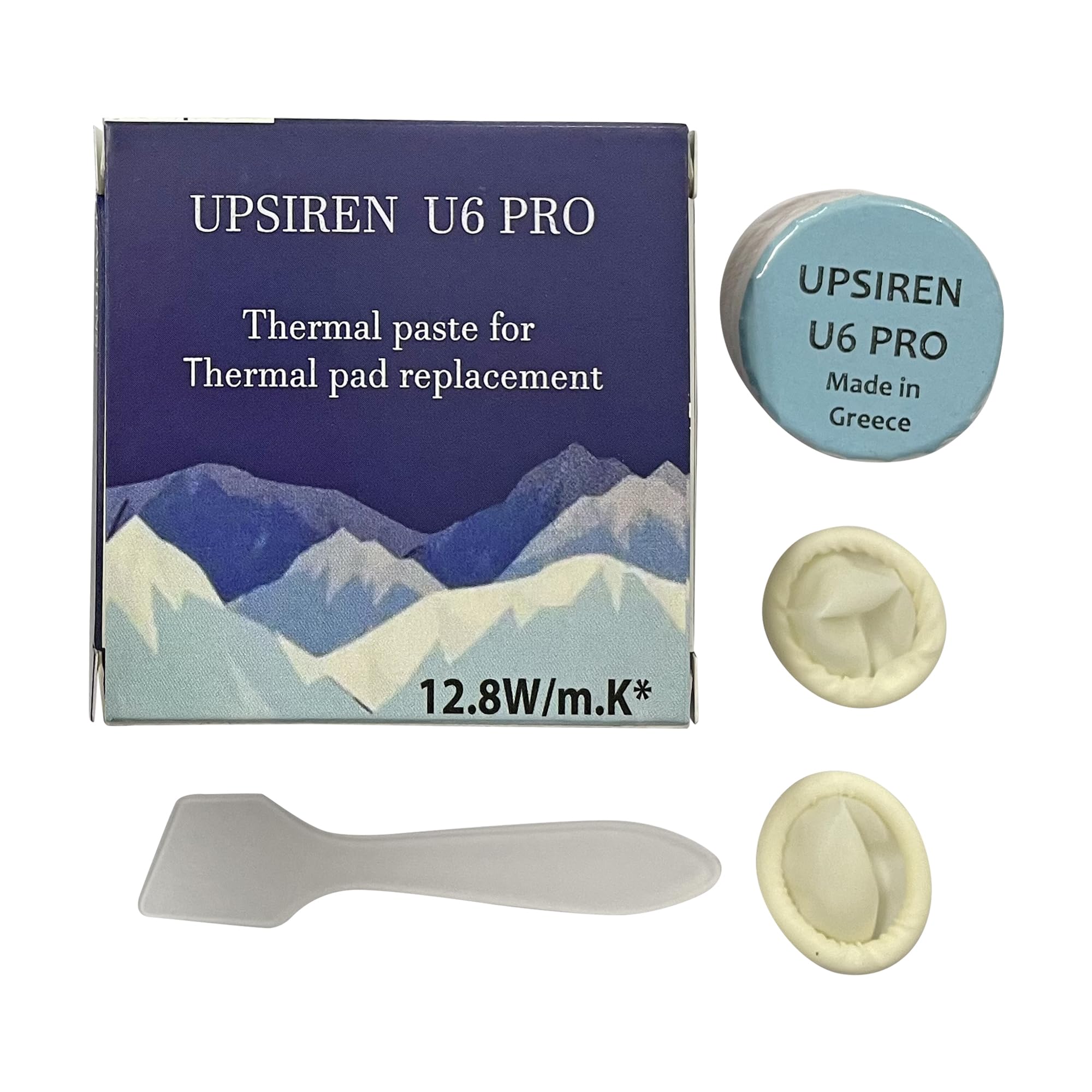UPSIREN U6 Pro 10g Mastic Thermique pour Processeur VGA GPU IC Refroidissement Rapide Pad Thermique Remplacement Mastic de Blocage de la Chaleur Haute Performance