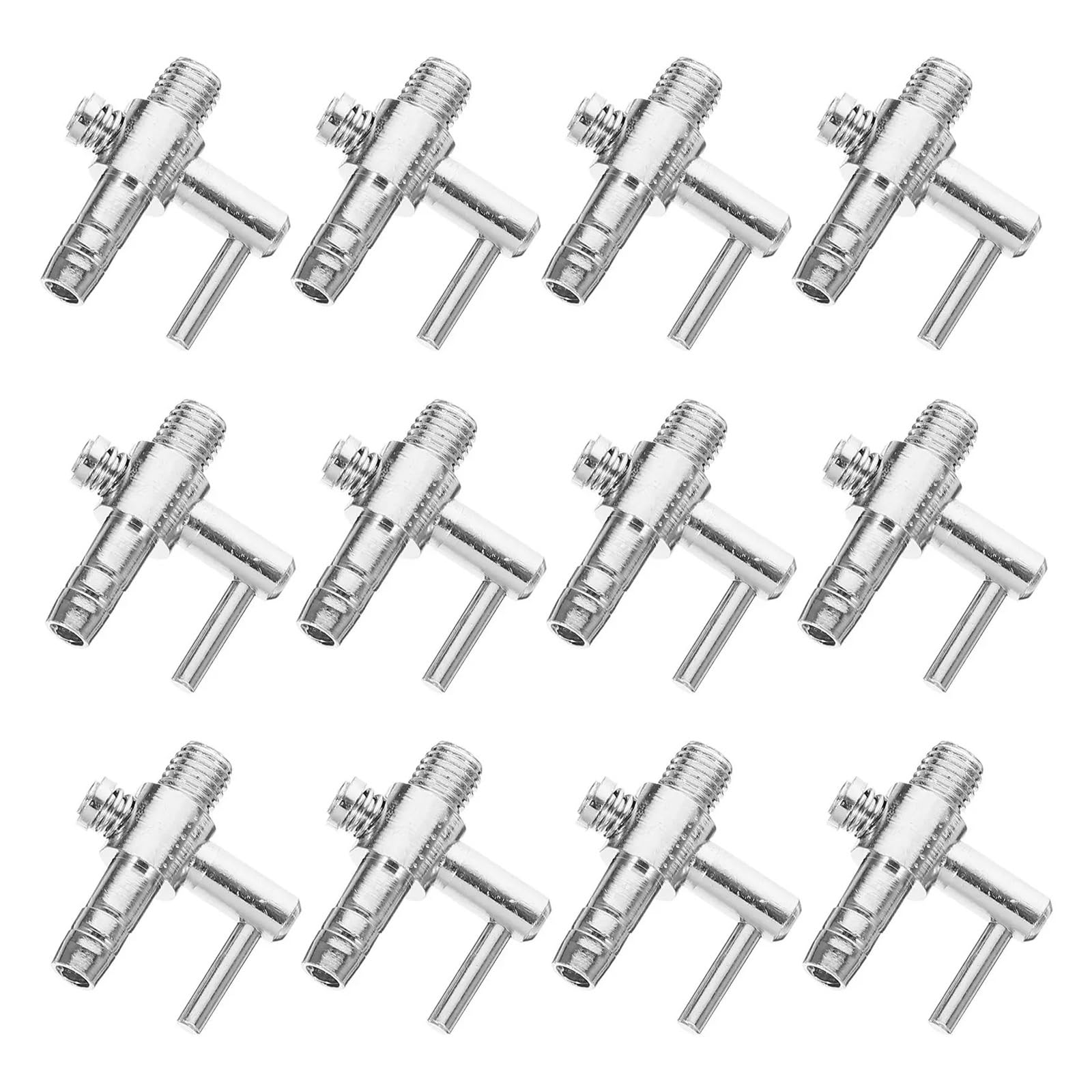 Válvula de aire para acuario, 30 piezas, acero inoxidable, conector de bomba de oxígeno, divisor de bomba de aire, válvula de control de flujo, divisor de tubo de acuario, aireación para bombas