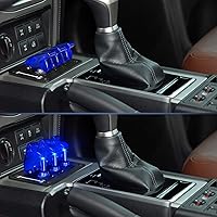 Vista 6 de Nilight - Interruptor de 3 palancas, panel basculante de 12 V con luz LED y cubierta abatible, placa de interruptor de encendido/apagado de alta