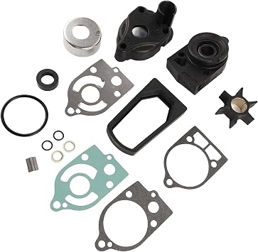 Water Pump Repair Kit with Housing 77177A3 Compatible for Mercury Mariner Outboards 2-Cycle 30 35 40 45 50 60 70 HP Replaces Sierra 18-3324 46-77177A3