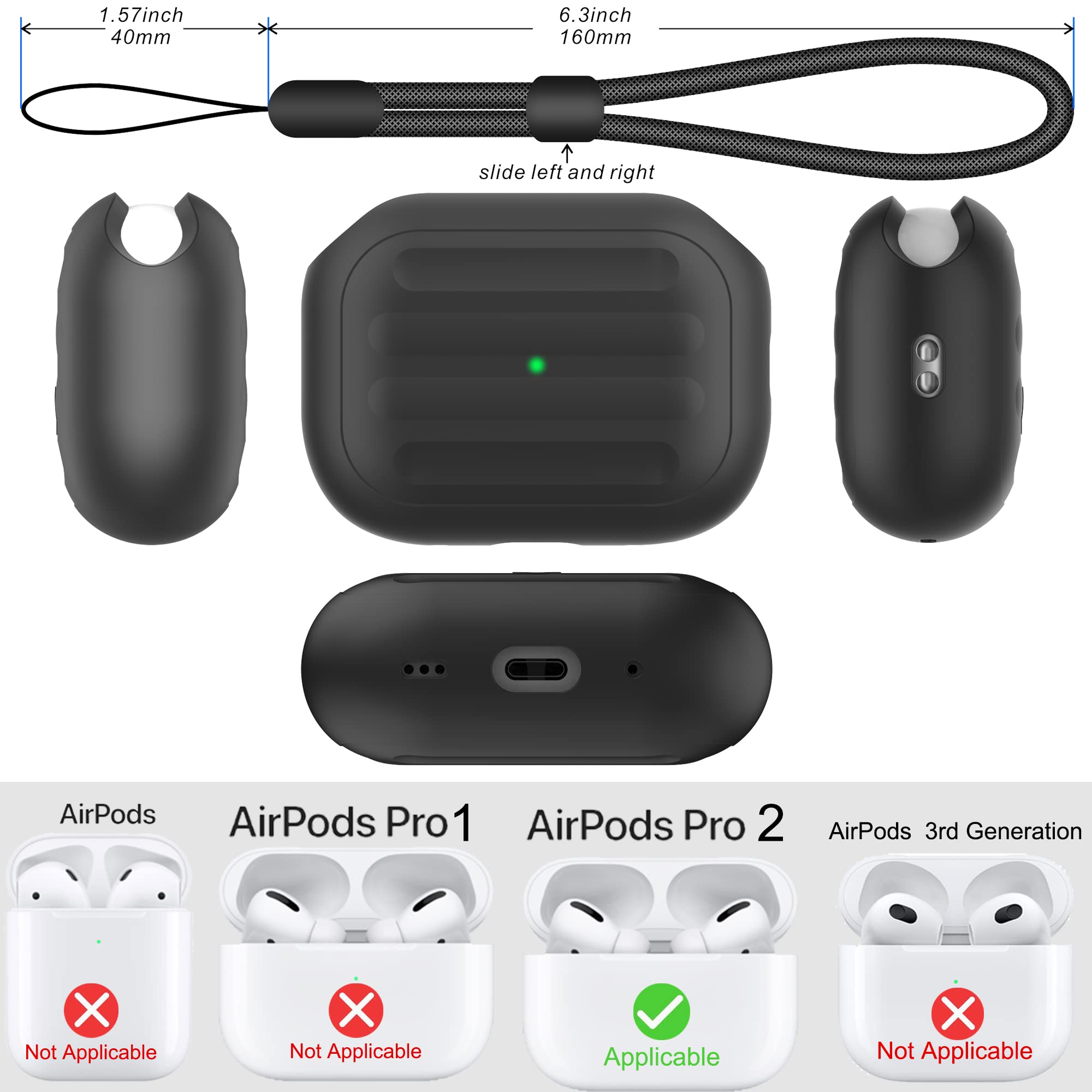 Amazon.com: Anti-Lost Case for AirPods Pro (2nd Generation),one